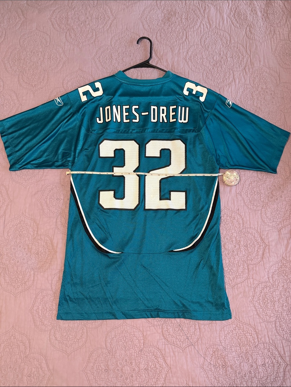 Reebok Teal Jones-Drew #32 Football Jersey - Men’s Team Replica